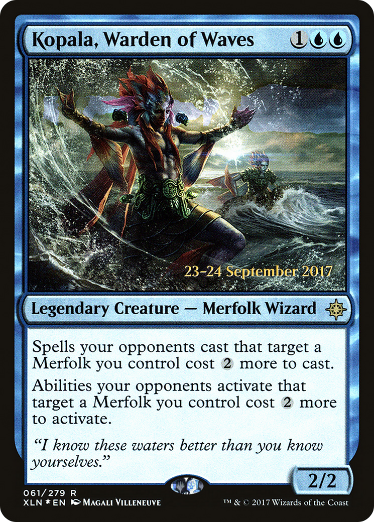 Kopala, Warden of Waves (PRE-61S) [Ixalan Promos] Foil