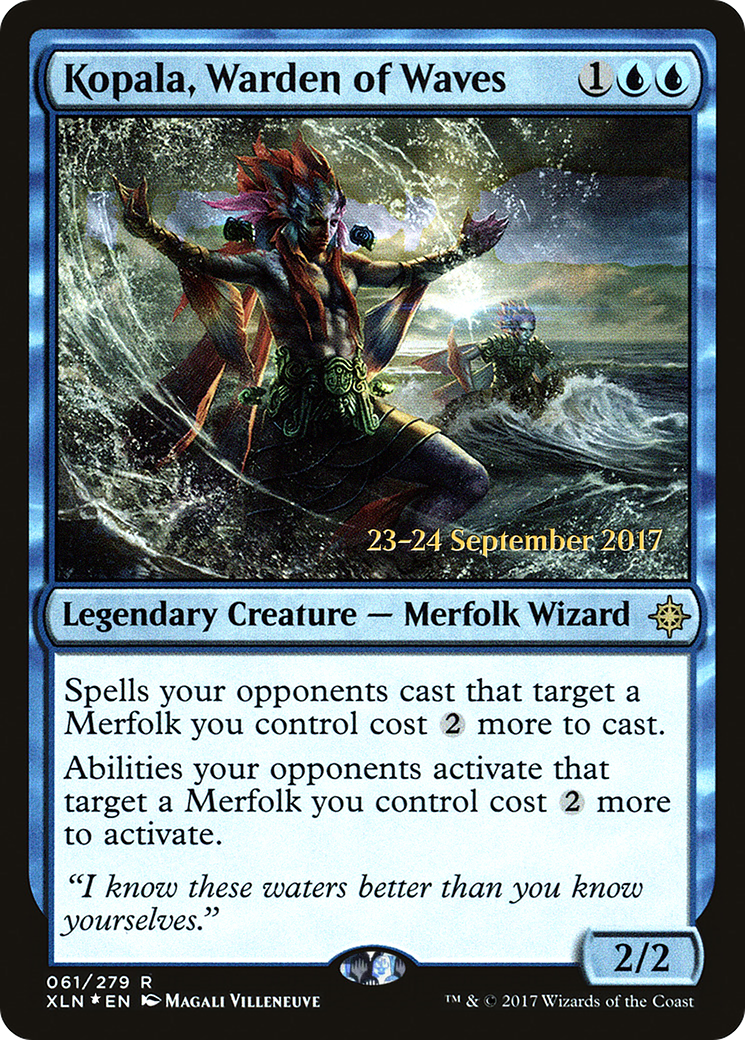Kopala, Warden of Waves (PRE-61S) [Ixalan Promos] Foil