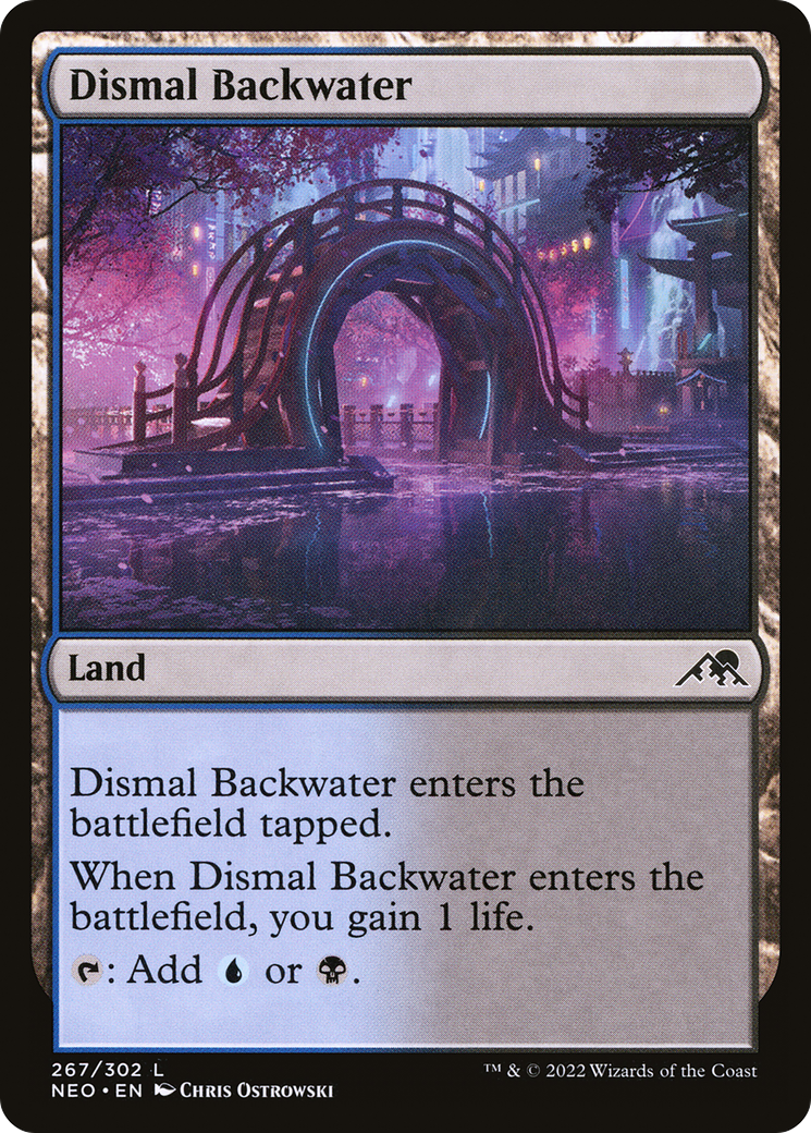 Dismal Backwater (NEO-267) [Kamigawa: Neon Dynasty]