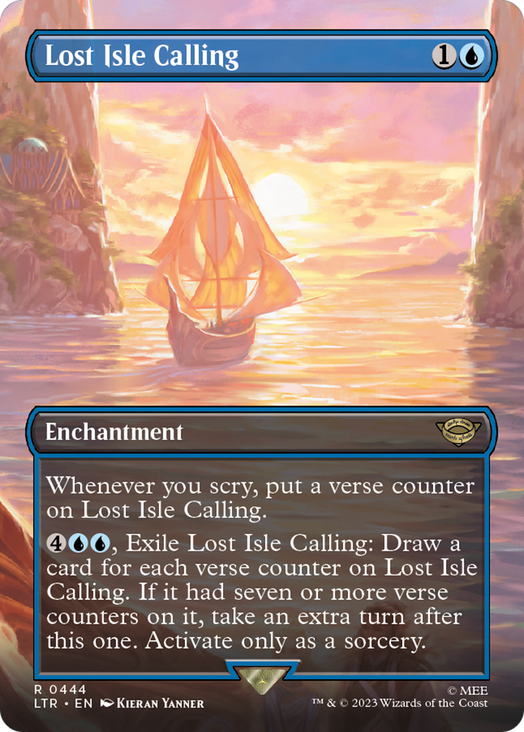 Lost Isle Calling (LTR-444) [The Lord of the Rings: Tales of Middle-earth] (Borderless)