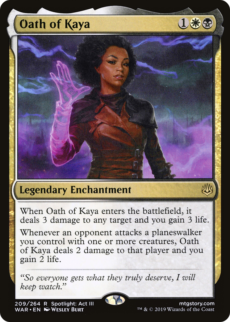Oath of Kaya (WAR-209) [War of the Spark]