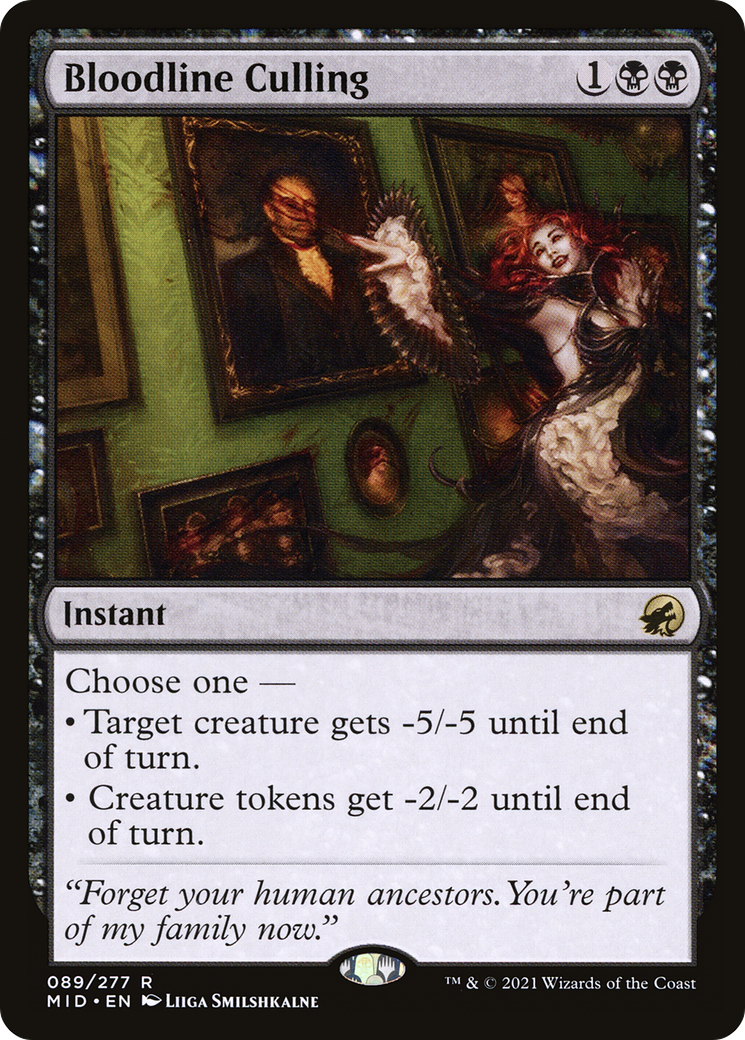 Bloodline Culling (MID-089) [Innistrad: Midnight Hunt]