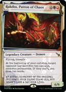 Rakdos, Patron of Chaos (MKM-387) [Murders at Karlov Manor]: (Showcase) Foil