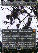 Drivnod, Carnage Dominus (ONE-437) [Phyrexia: All Will Be One]: (Showcase) (Borderless) Foil