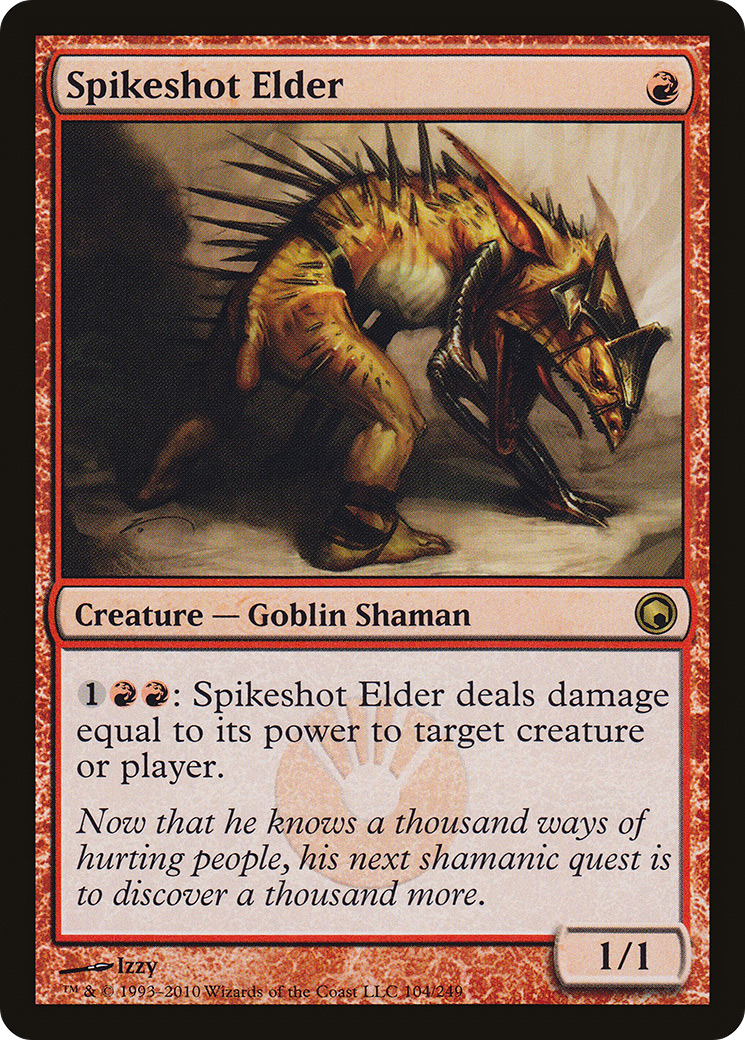Spikeshot Elder (SOM-104) [Scars of Mirrodin] Foil