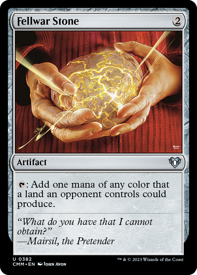 Fellwar Stone (CMM-382) [Commander Masters] Foil