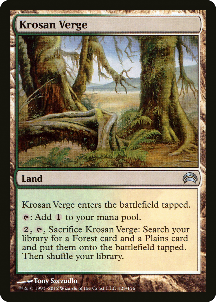 Krosan Verge (PC2-123) [Planechase 2012]