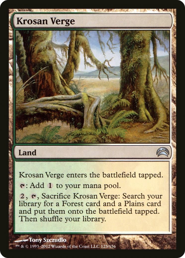 Krosan Verge (PC2-123) [Planechase 2012]
