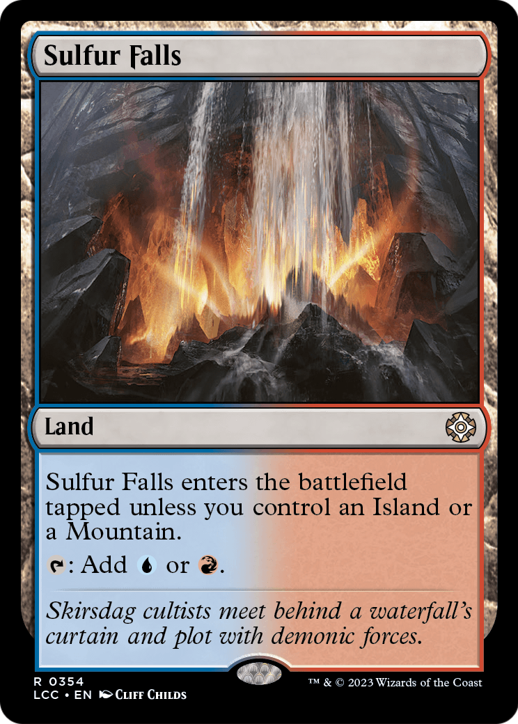 Sulfur Falls (LCC-354) [The Lost Caverns of Ixalan Commander]