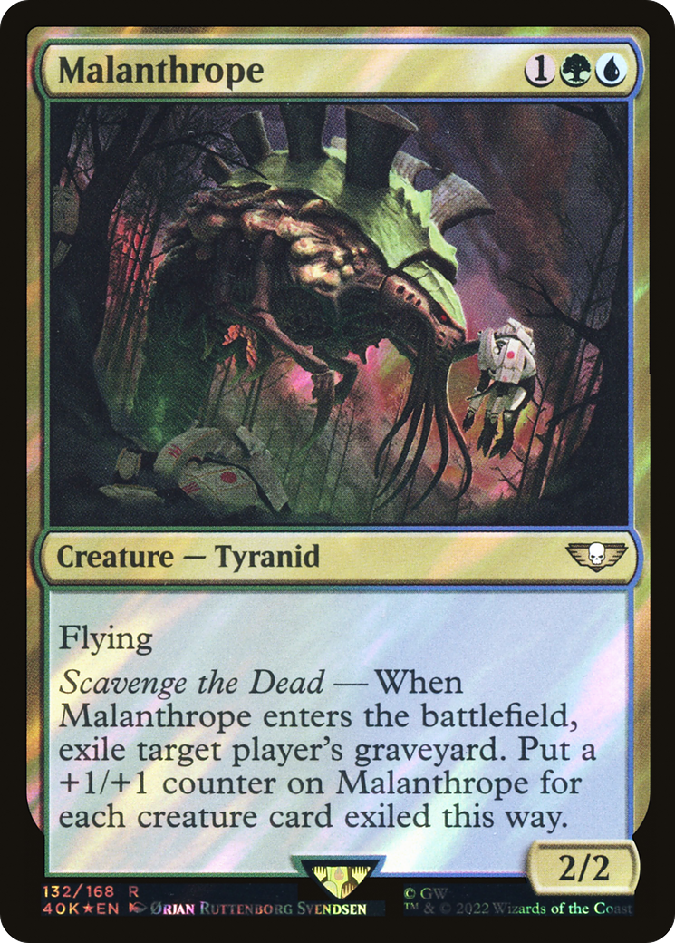 Malanthrope (Surge Foil) (40K-132) [Warhammer 40,000 Commander] Foil