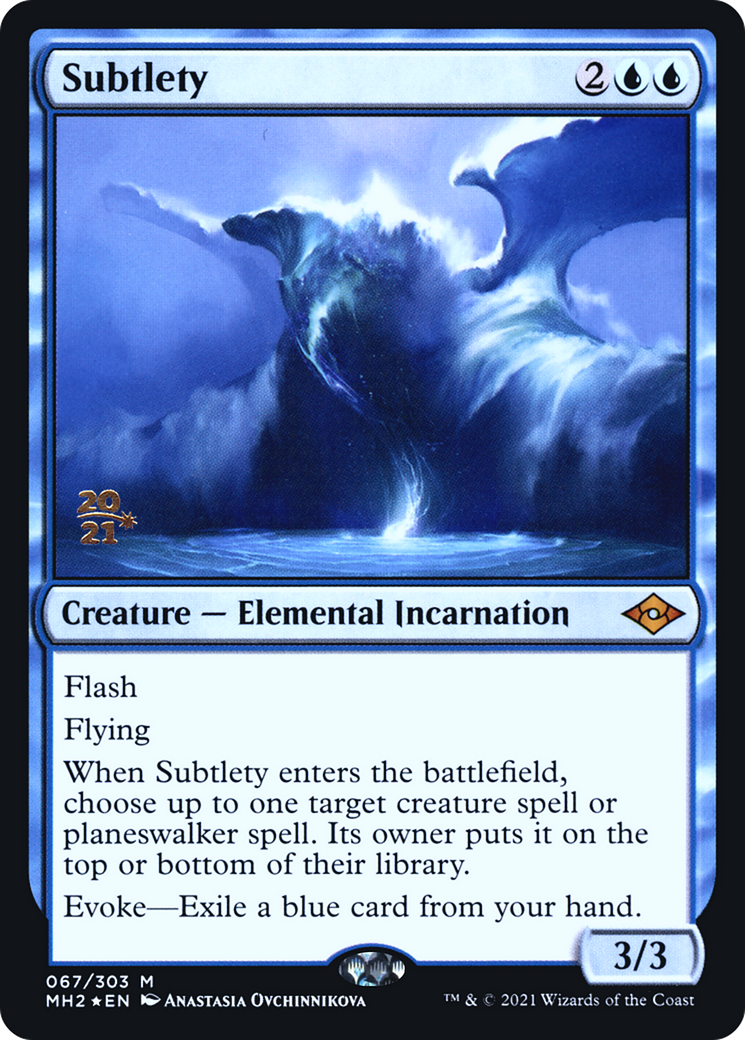 Subtlety (PRE-67S) [Modern Horizons 2 Promos] Foil