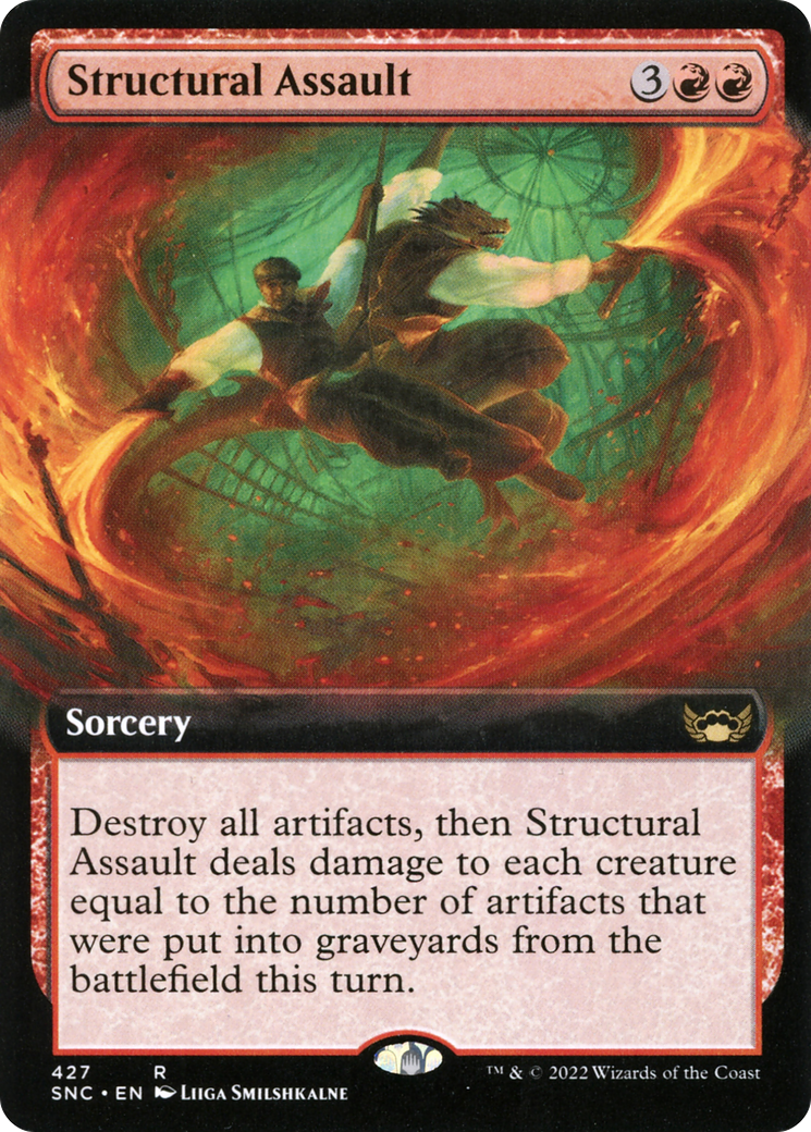 Structural Assault (SNC-427) [Streets of New Capenna]: (Extended Art)