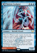Torrent Sculptor // Flamethrower Sonata (STX-159) [Strixhaven: School of Mages] Foil