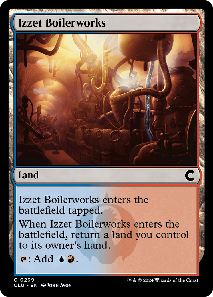 Izzet Boilerworks (CLU-239) [Ravnica: Clue Edition]