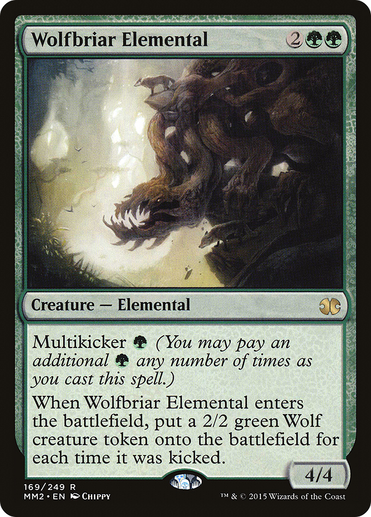 Wolfbriar Elemental (MM2-169) [Modern Masters 2015]
