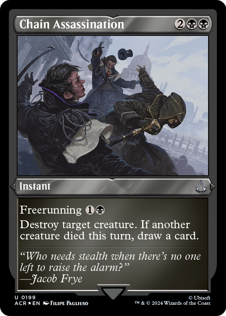 Chain Assassination (Foil Etched) (ACR-199) [Assassin's Creed] Foil