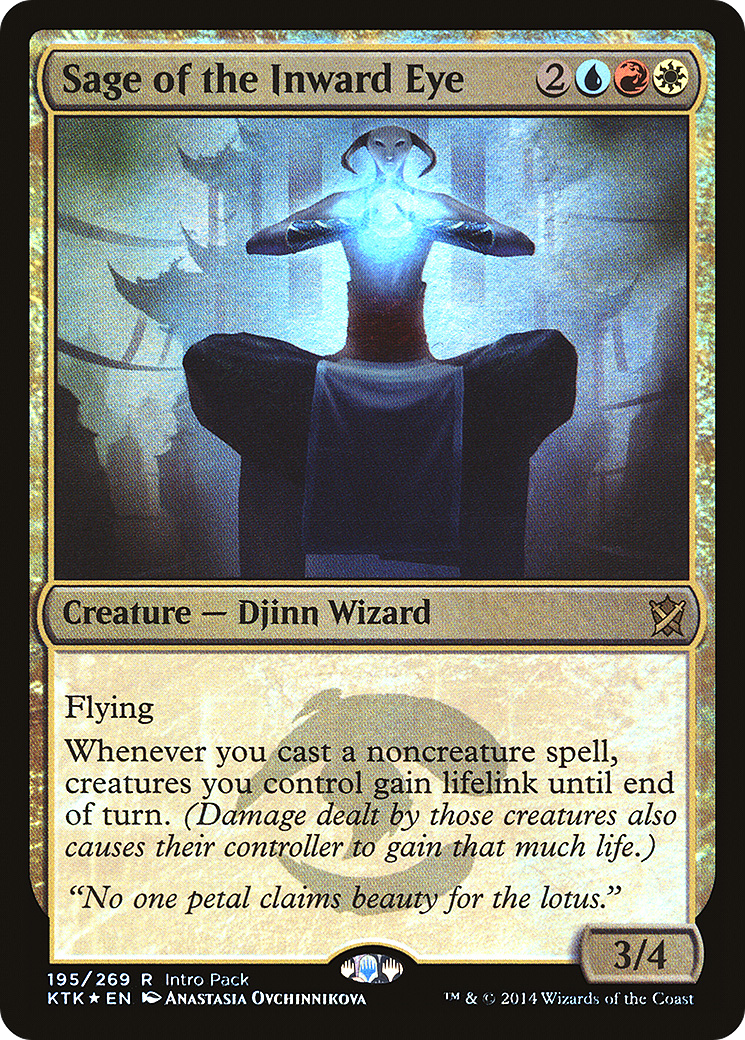 Sage of the Inward Eye (UMP-195) [Khans of Tarkir Promos] Foil