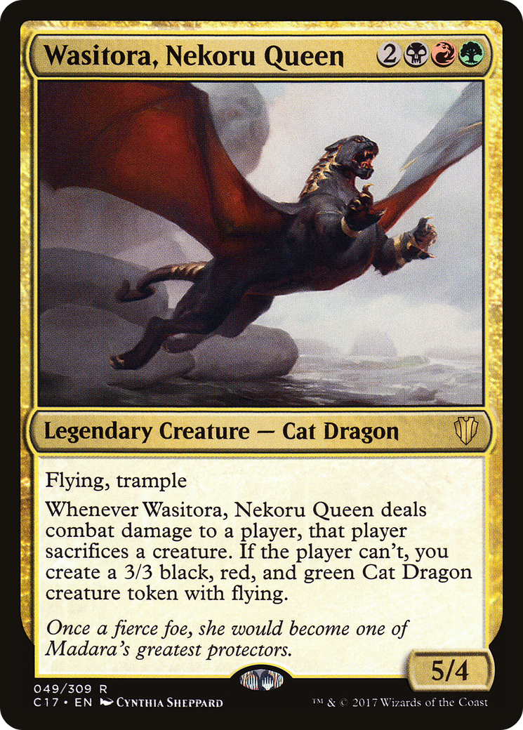 Wasitora, Nekoru Queen (C17-049) [Commander 2017]
