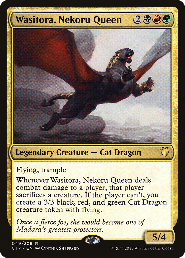 Wasitora, Nekoru Queen (C17-049) [Commander 2017]