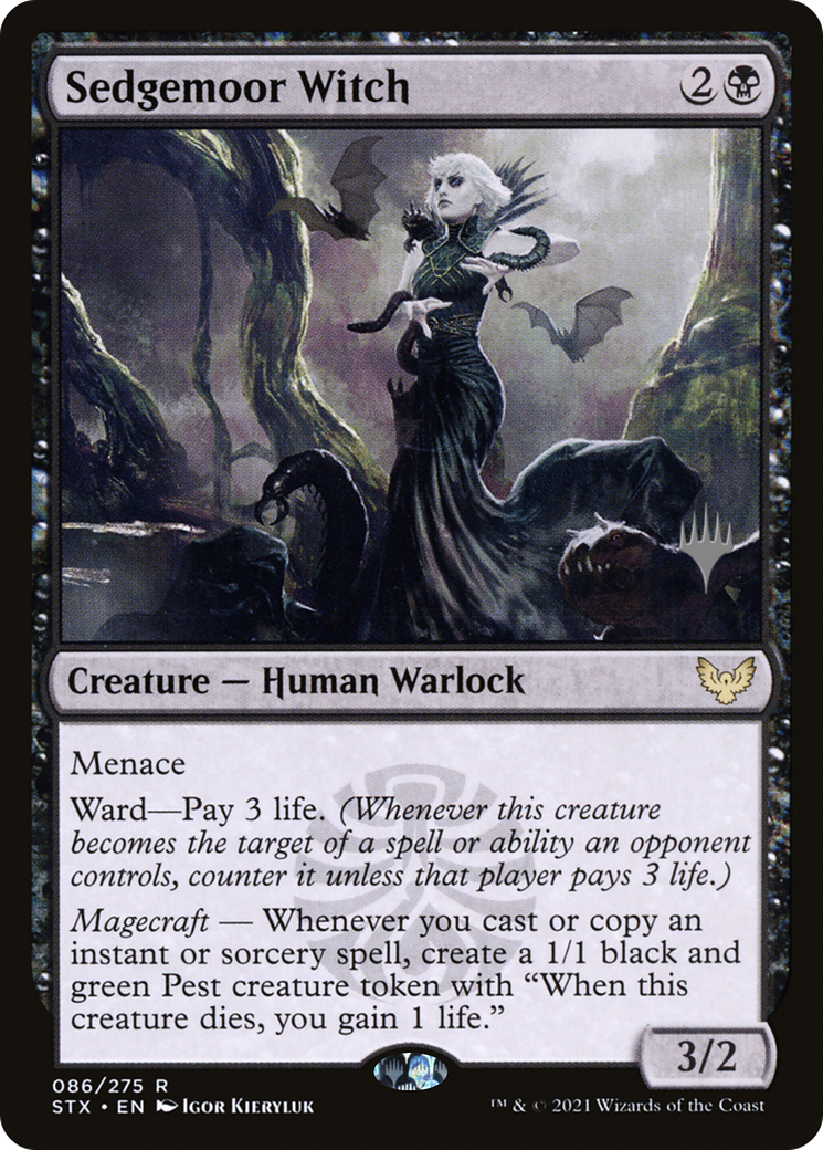 Sedgemoor Witch (PPSTX-86P) [Promo Pack: Strixhaven: School of Mages Promos]