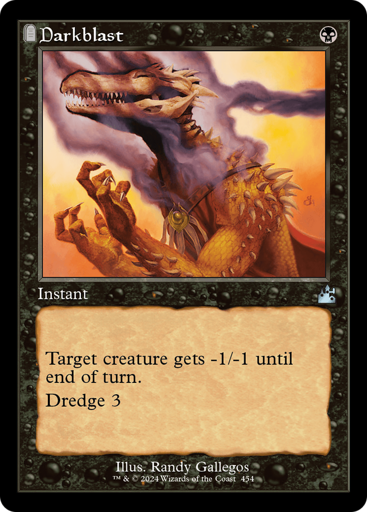 Darkblast (RVR-454) [Ravnica Remastered]: (tombstone) Foil
