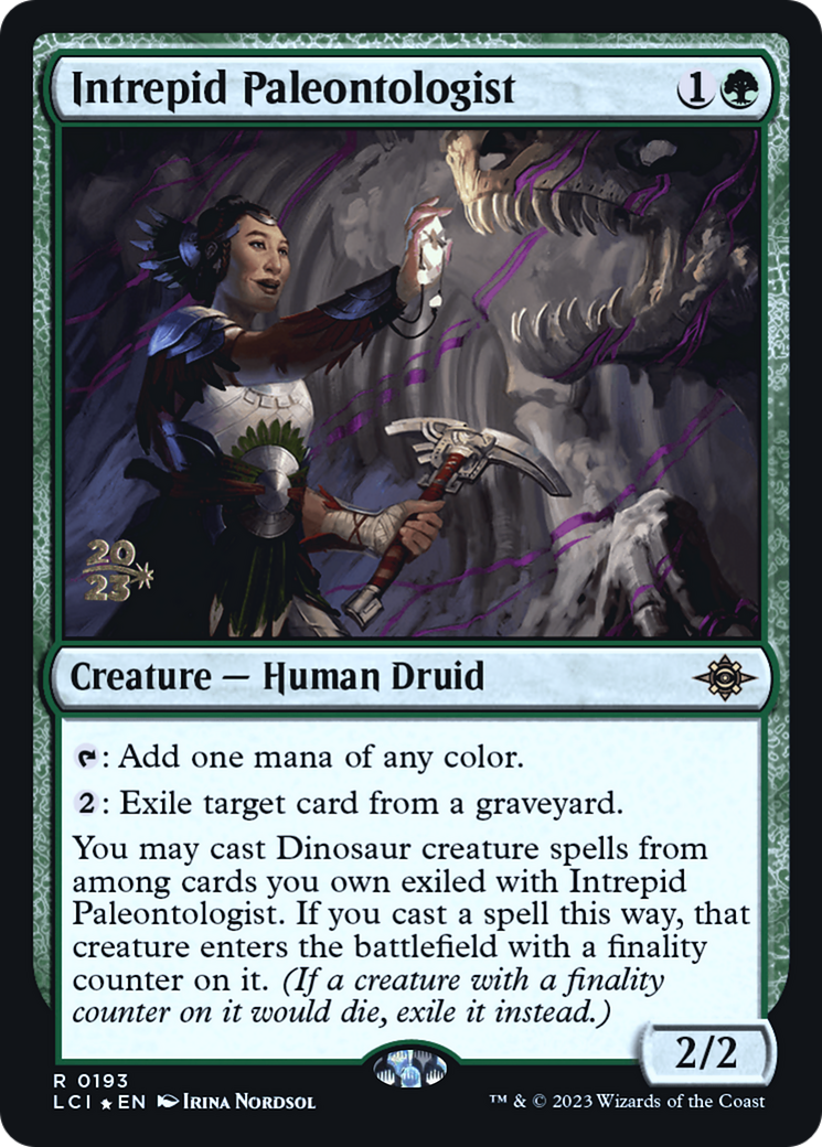 Intrepid Paleontologist (PRE-193S) [The Lost Caverns of Ixalan Promos] Foil