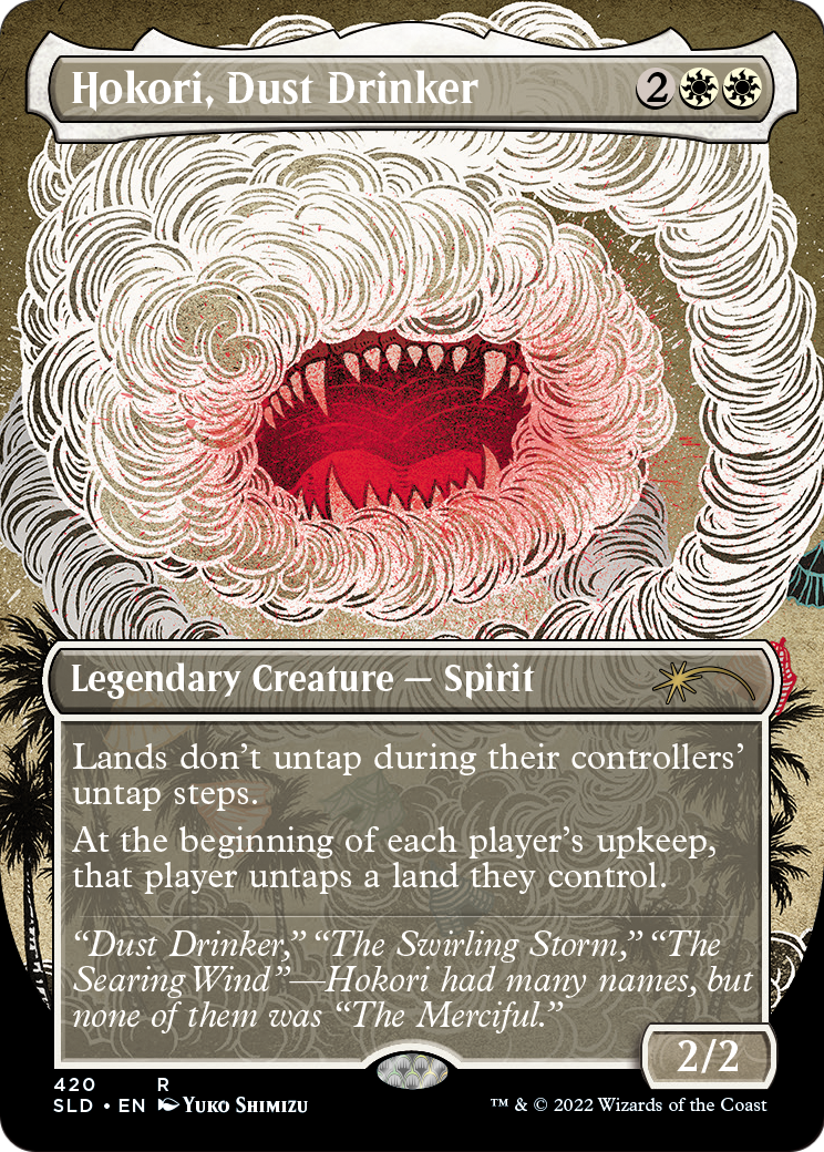 Hokori, Dust Drinker (Borderless) (SLD-420) (Borderless) [Secret Lair Drop]