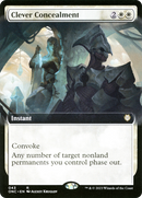 Clever Concealment (ONC-043) [Phyrexia: All Will Be One Commander]: (Extended Art) Foil