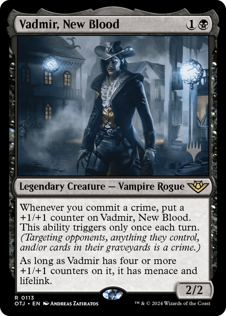 Vadmir, New Blood (PPOTJ-113P) [Outlaws of Thunder Junction Promos]