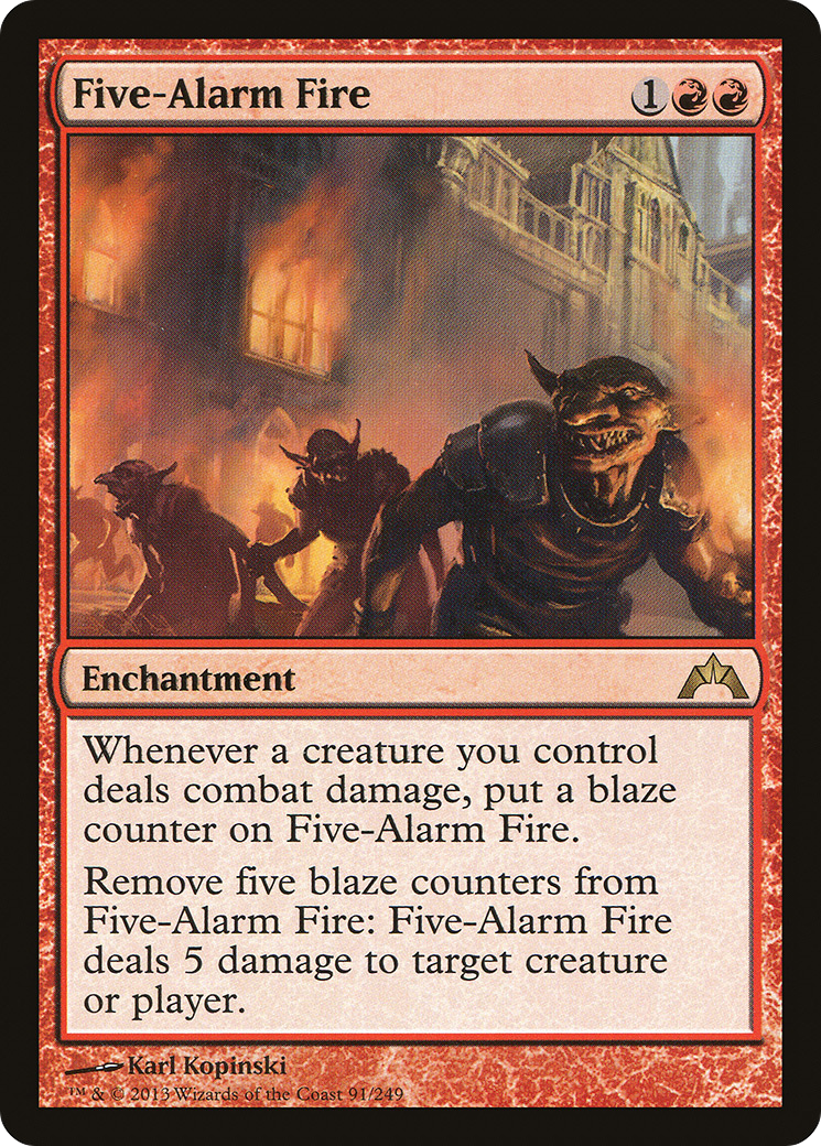 Five-Alarm Fire (GTC-091) [Gatecrash]