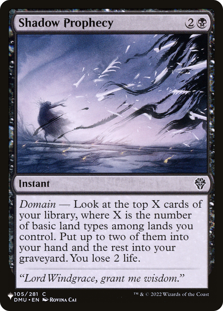 Shadow Prophecy (LIST-DMU-105) [The List]