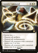 Austere Command (CMR-618) [Commander Legends]: (Extended Art) Foil