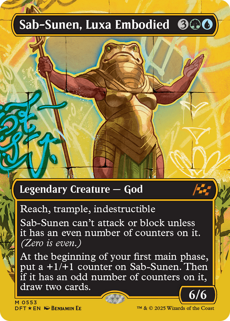Sab-Sunen, Luxa Embodied (DFT-553) [Aetherdrift] (Borderless) Foil