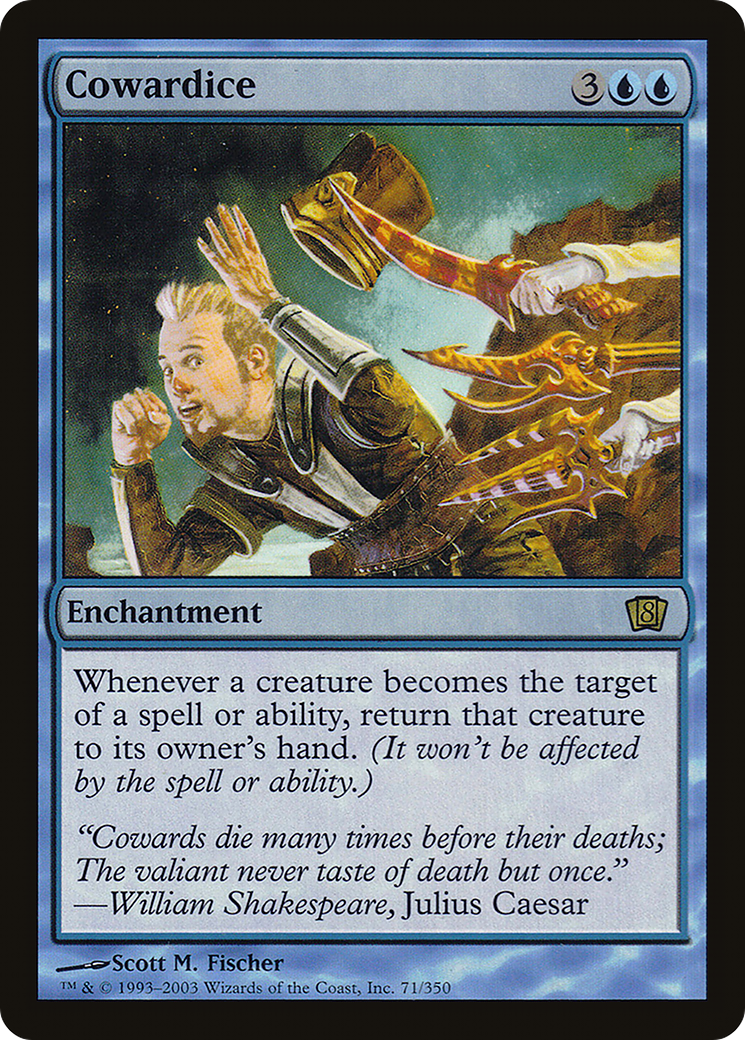 Cowardice (8ED-71★) [8th Edition]
