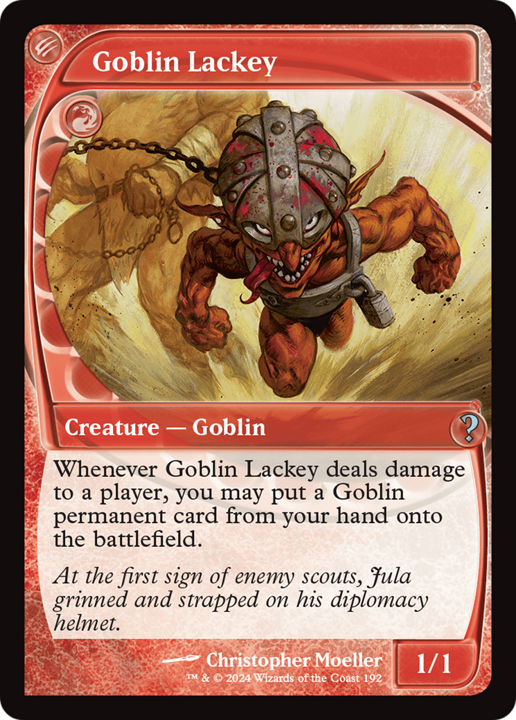 Goblin Lackey (MB2-192) [Mystery Booster 2] Foil
