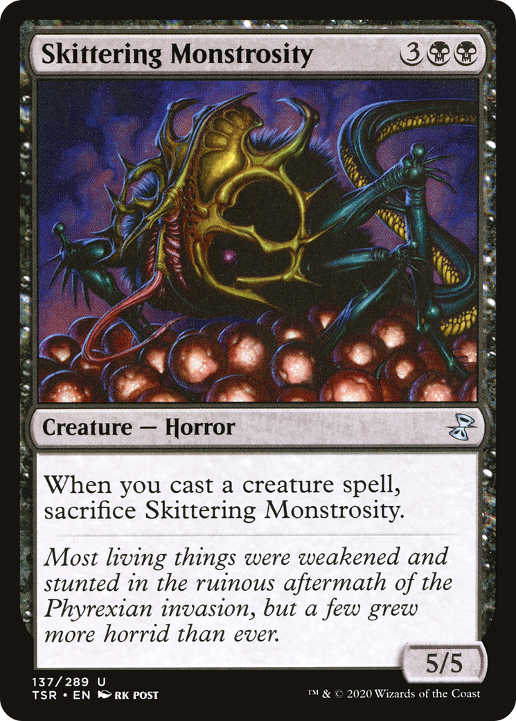 Skittering Monstrosity (TSR-137) [Time Spiral Remastered]