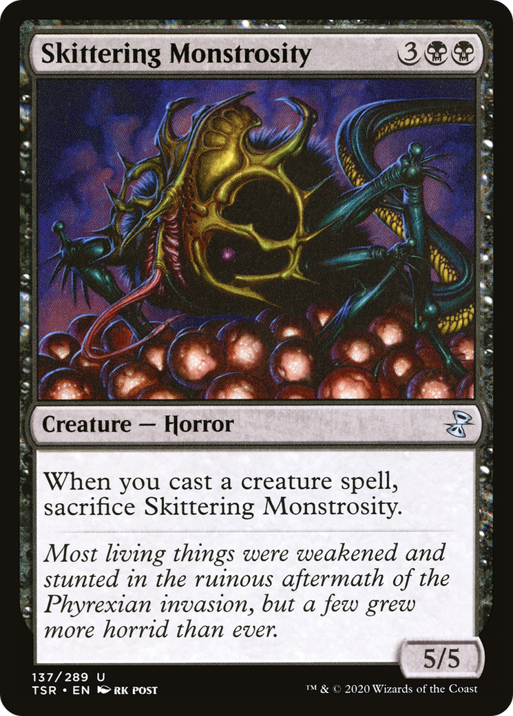 Skittering Monstrosity (TSR-137) [Time Spiral Remastered]