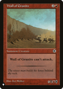 Wall of Granite (LIST-POR-155) [The List]