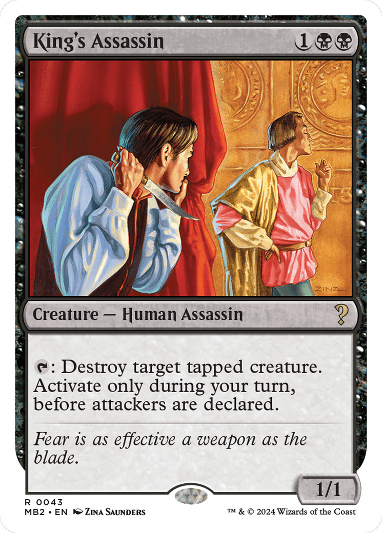 King's Assassin (MB2-043) [Mystery Booster 2]