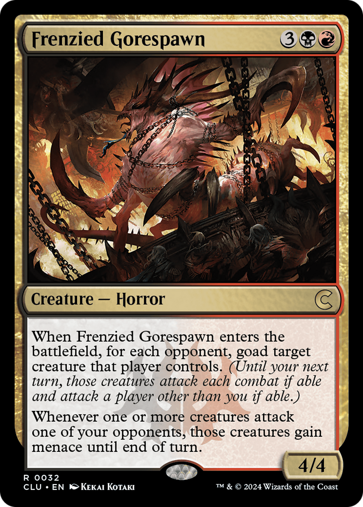Frenzied Gorespawn (CLU-032) [Ravnica: Clue Edition]