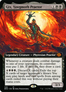 Gix, Yawgmoth Praetor (Extended Art) (BRO-326) [The Brothers' War]