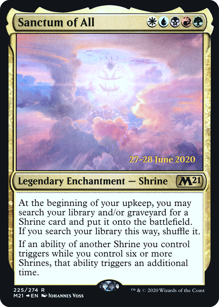 Sanctum of All (PRE-225S) [Core Set 2021 Promos] Foil