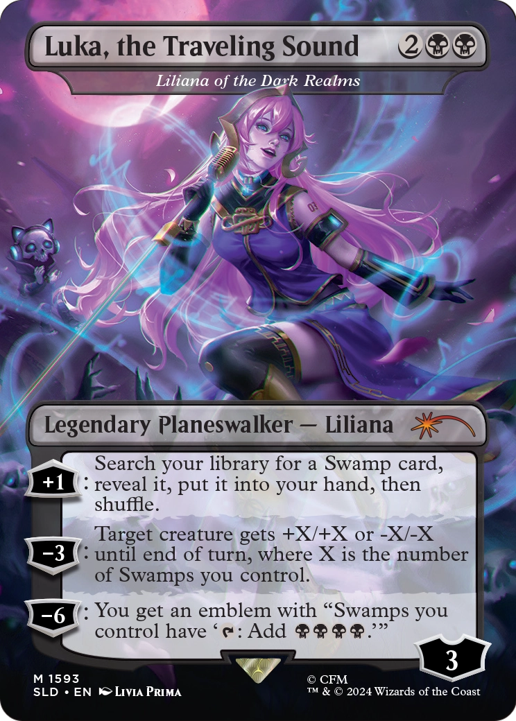 Liliana of the Dark Realms (SLD-1593) (Borderless) [Secret Lair Drop]