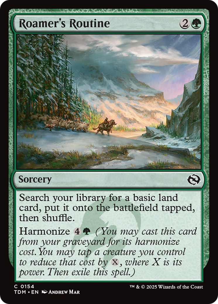 Roamer's Routine (TDM-154) [Tarkir: Dragonstorm]