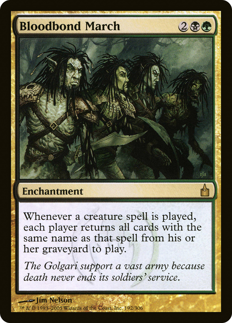 Bloodbond March (RAV-192) [Ravnica: City of Guilds] Foil