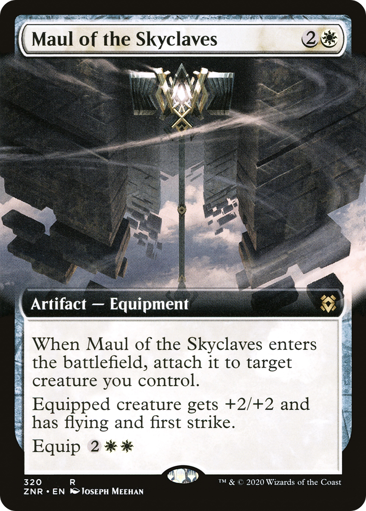 Maul of the Skyclaves (ZNR-320) [Zendikar Rising]: (Extended Art) Foil