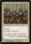 Volunteer Reserves (LIST-WTH-29) [The List]