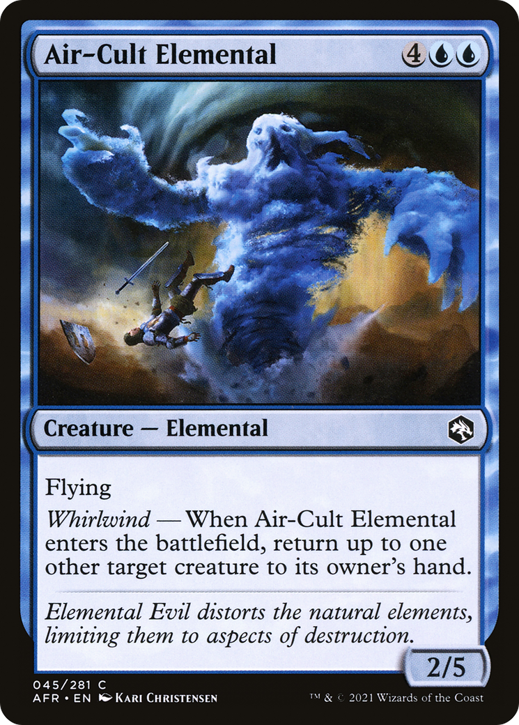 Air-Cult Elemental (AFR-045) [Adventures in the Forgotten Realms]