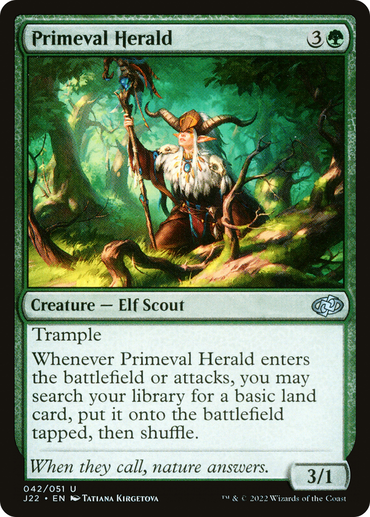 Primeval Herald (J22-042) [Jumpstart 2022]
