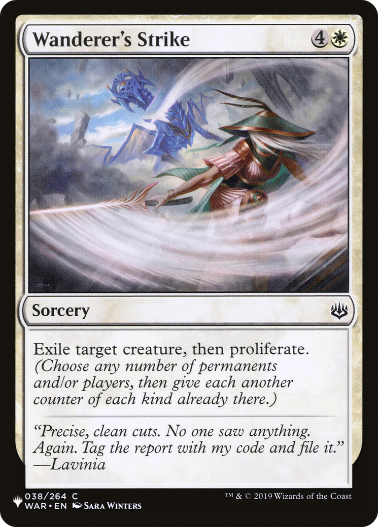 Wanderer's Strike (LIST-WAR-38) [The List]